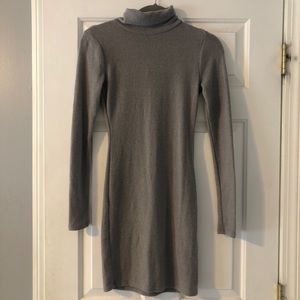 Long sleeve turtleneck dress